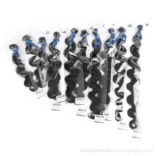 Noble gold synthetic hair beautiful natural hair color body wave wonderful Brazilian synthetic hair extension